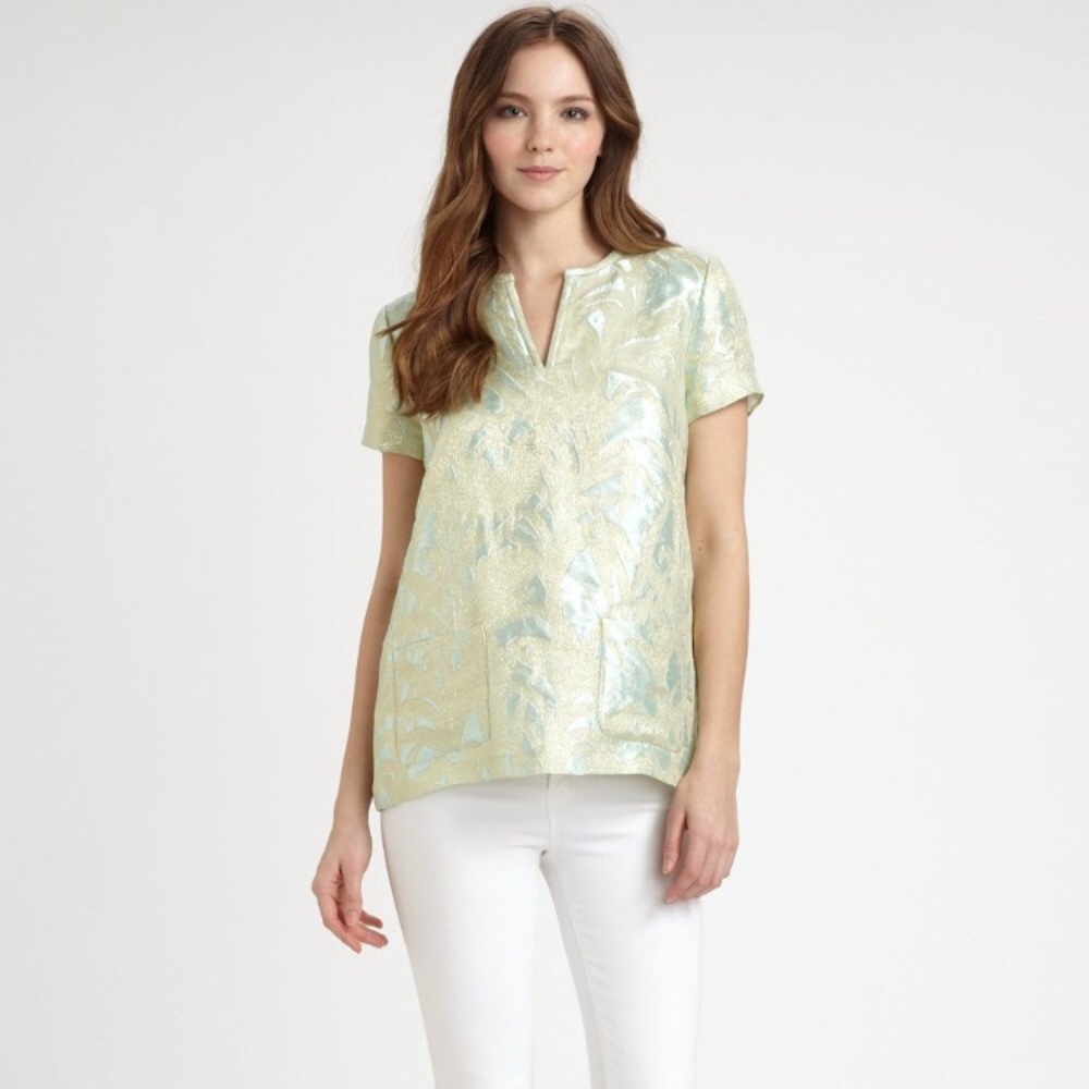 NWT Kate Spade brocade top